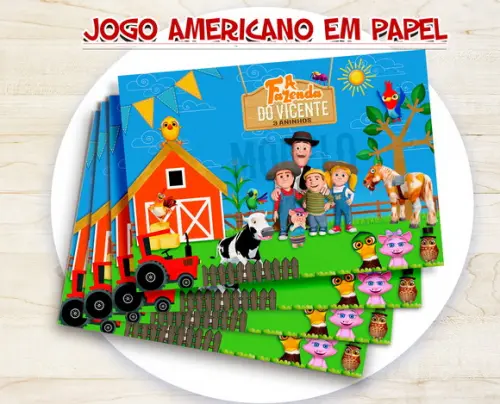 Jogo Americano - Zenon (papel)
