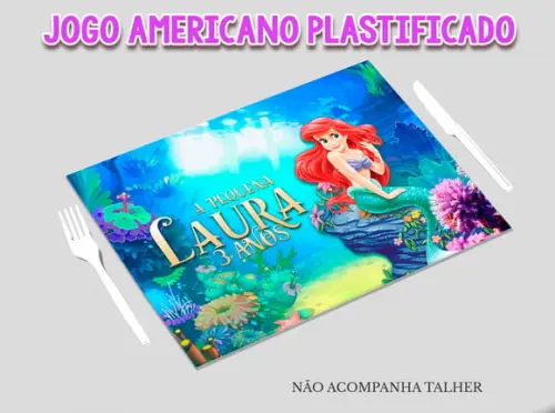 Jogo Americano Plastificado - Ariel