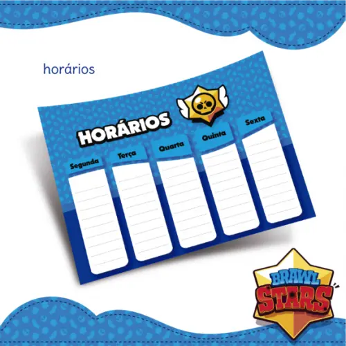 Kit Digital Volta as Aulas - Brawl Stars