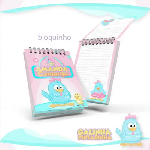 Kit Digital Volta as Aulas - Galinha Pintadinha Rosa