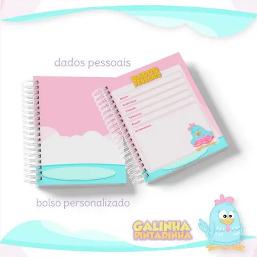 Kit Digital Volta as Aulas - Galinha Pintadinha Rosa