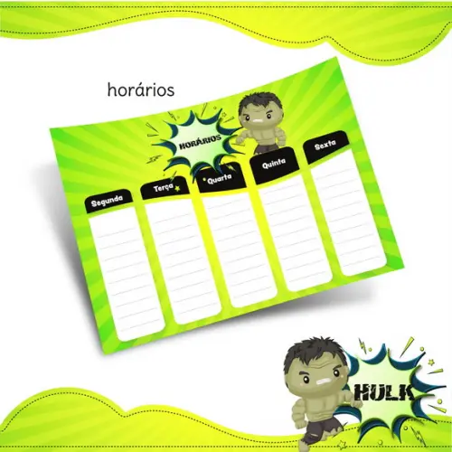Kit Digital Volta as Aulas - Hulk