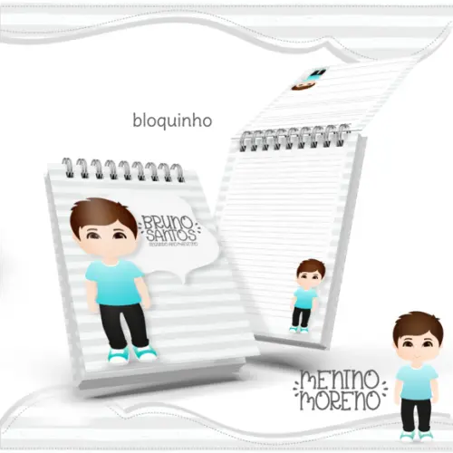 Kit Digital Volta as Aulas - Menino Moreno