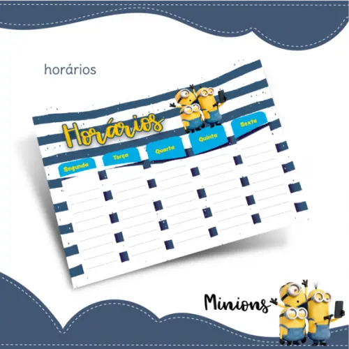 Kit Digital Volta as Aulas - Minions