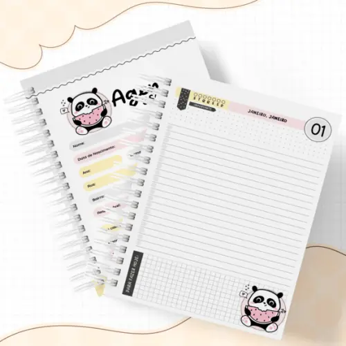 Kit Digital Volta as Aulas - Panda Menina ate 2030