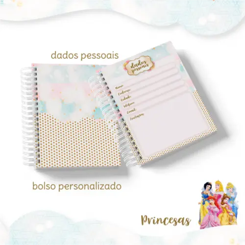 Kit Digital Volta as Aulas - Princesas Disney