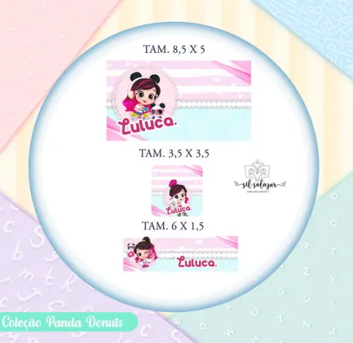 Kit Etiquetas Escolares - Luluca