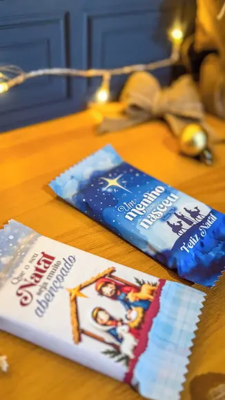 Kit Kat Personalizado - Natal (inclui Chocolate)