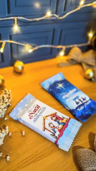 Kit Kat Personalizado - Natal (inclui Chocolate)