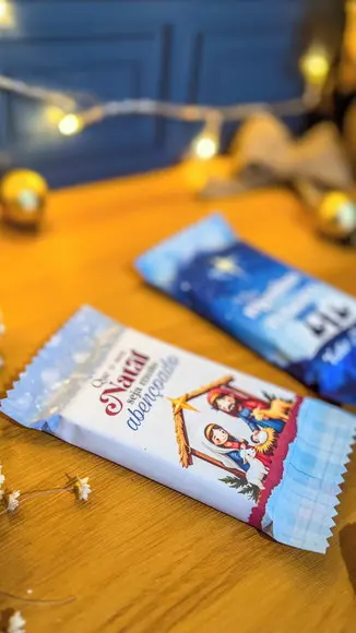 Kit Kat Personalizado - Natal (inclui Chocolate)