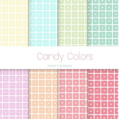 Kit Papel Digital - Scrapbook - Candy Colors