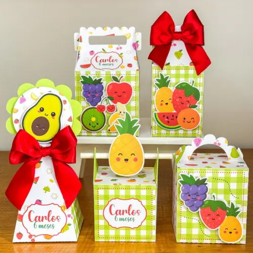 Kit Pegue e Monte - Frutinhas (30 Unidades)