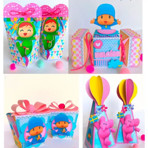 Kit Personalizados - Pocoyo Menina ( 20 Unidades)