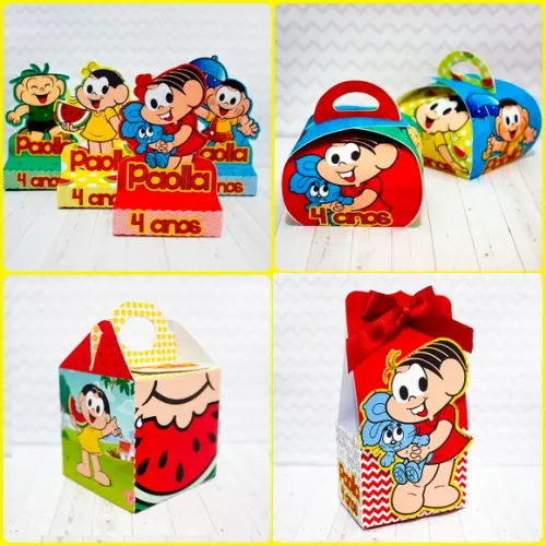 Kit Personalizados - Turma da Monica (25 Unidades)