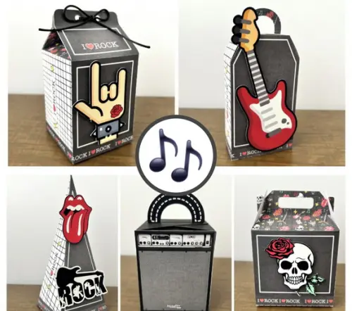 Kit Personalizados Luxo - Rock (30 Unidades)