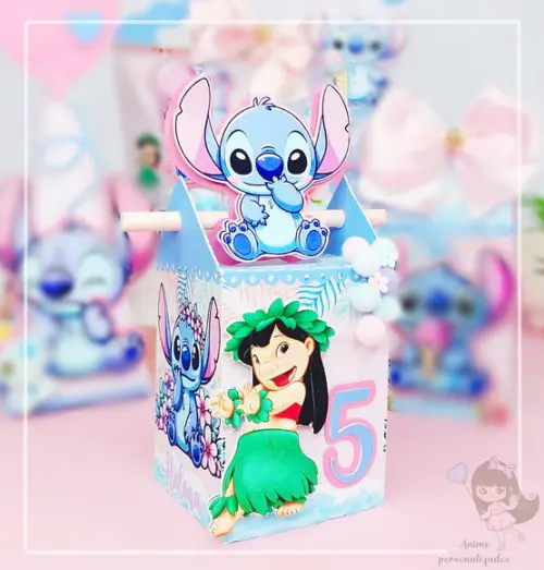 Kit Personalizados Luxo - Stitch Menina ( 30 Unidades)