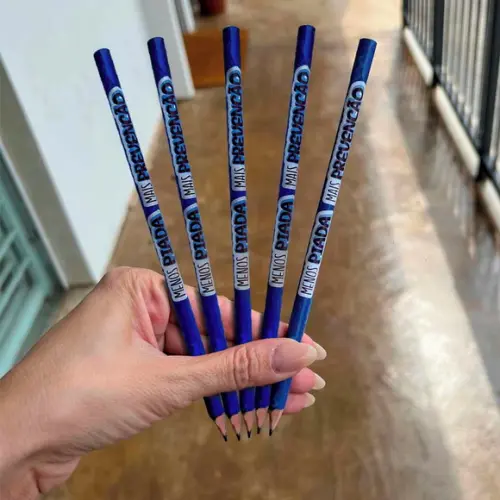 Lápis Personalizado - Novembro Azul