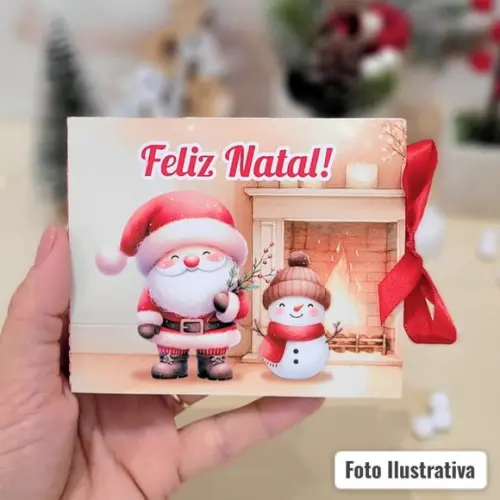 Lembrancinha - Caixinha Mini Talento - Natal