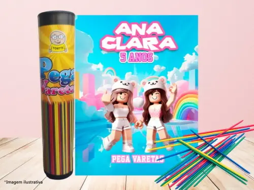 Lembrancinha - Pega Varetas - Roblox Menina
