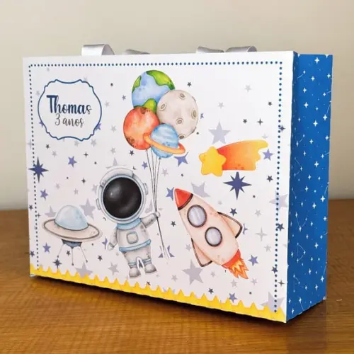 Lembrancinha - Sacolinha - Astronauta