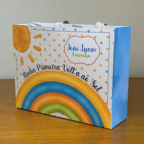 Lembrancinha - Sacolinha - Primeira Volta ao Sol