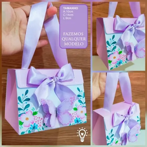Lembrancinha - Sacolinha/ Bolsa - Borboletas