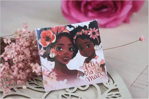 Lembrancinha Dia das Mães - Tag para Brinco