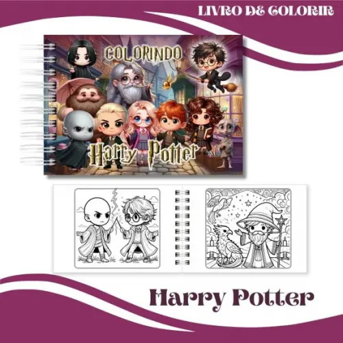 Livro de Colorir - Harry Potter
