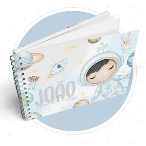 Livro do Bebê - 100 Dias de Você - Astronauta