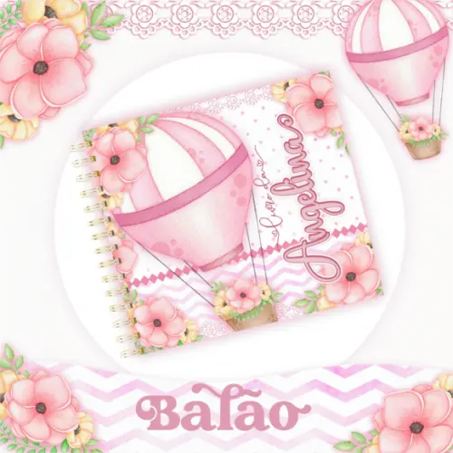 Livro do Bebe - 19 x 24 - Balao Menina