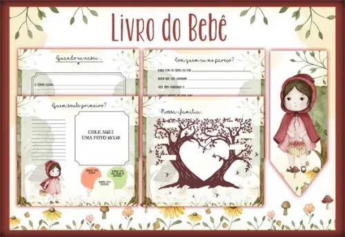 Livro do Bebê - 20x22 - Chapeuzinho Vermelho
