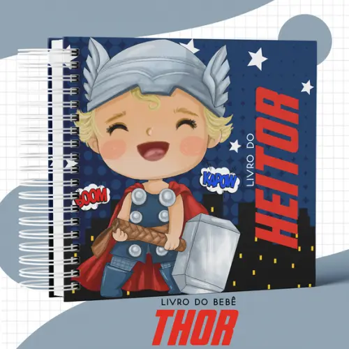 Livro Do Bebê - 20x22 - Thor Baby