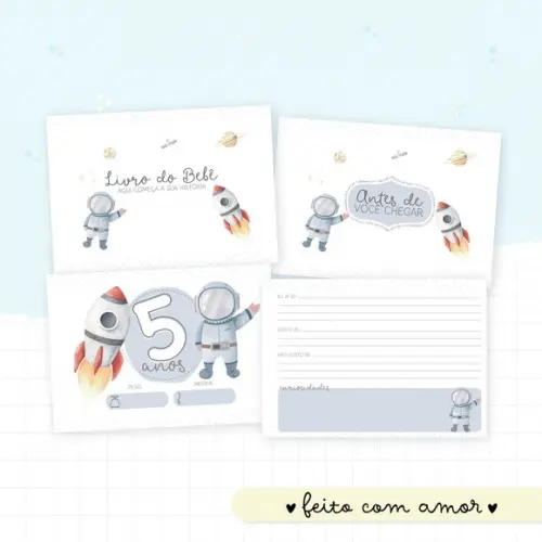 Livro do Bebê - Astronauta 04