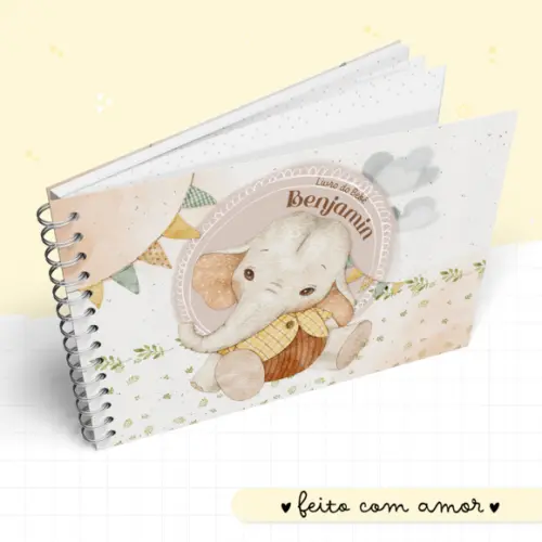 Livro do Bebe - Baby Elefante Menino 2.0