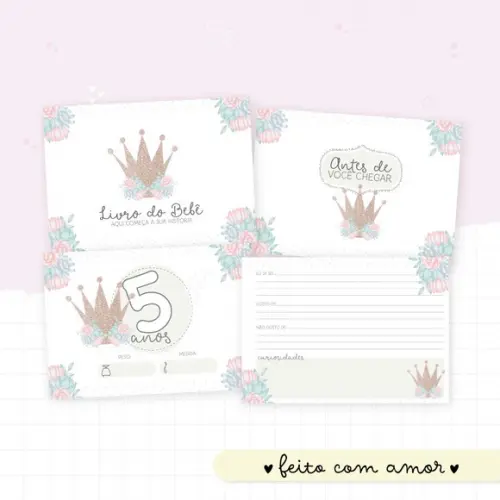 Livro do Bebê - Coroa Menina
