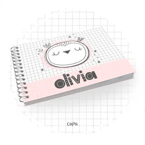 Livro do Bebê - Coruja Escandinava