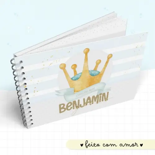 Livro do Bebê - Coroa Menino 02