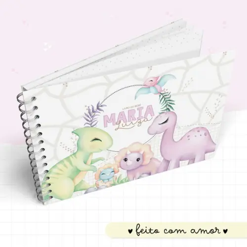 Livro do Bebê - Dino Girl