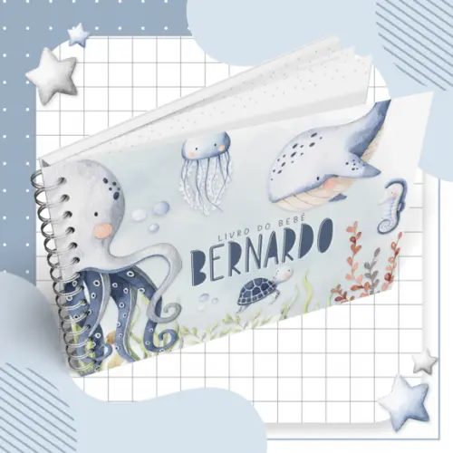 Livro do Bebê - Fundo do Mar Menino 03