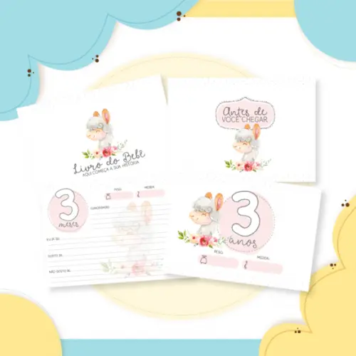 Livro do Bebê - Lhama 02