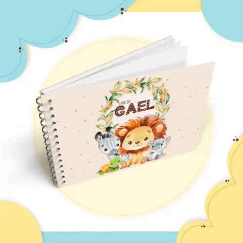 Livro do Bebê - Safari Menino 02