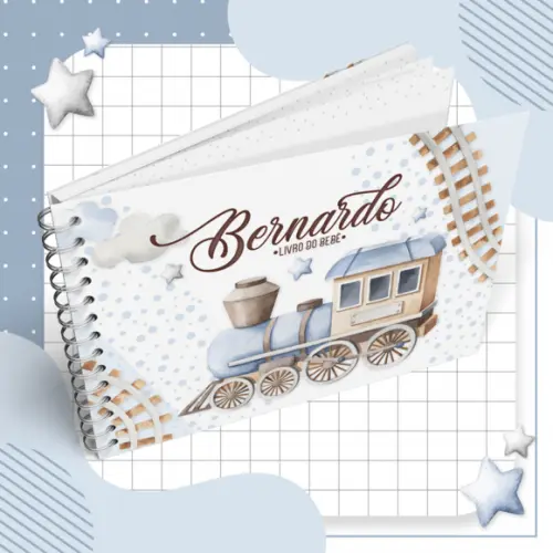 Livro do Bebê - Trem 03