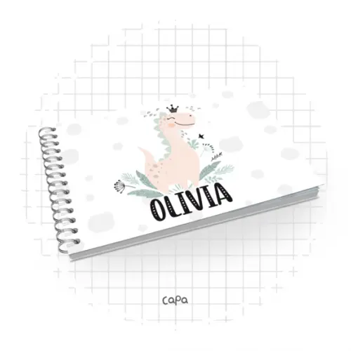 Livro do Bebê -dino Menina