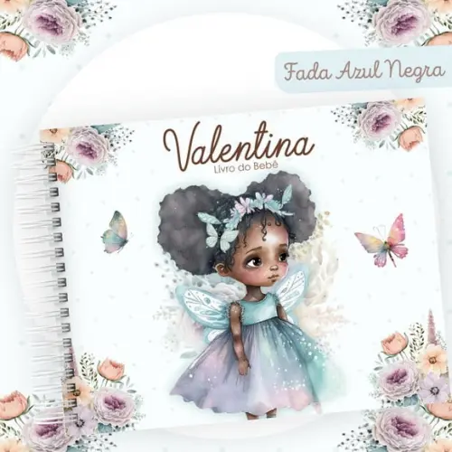 Livro do Bebê (19 x 24) - Fada Azul Negra
