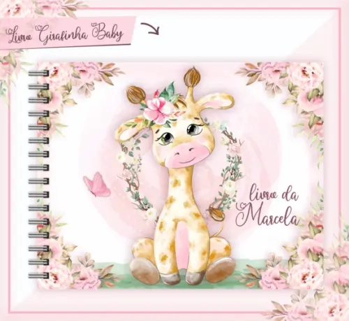 Livro do Bebê (19 x 24) - Girafinha
