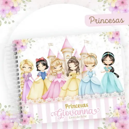 Livro do Bebê (19 x 24) - Princesas