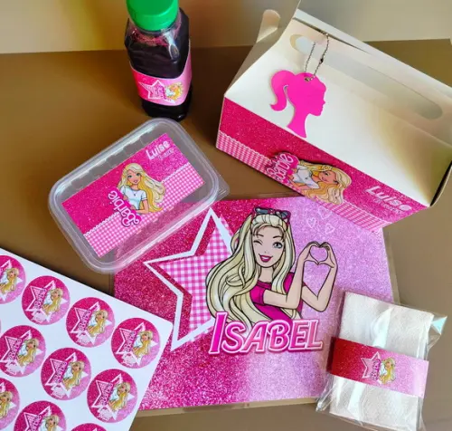 Maleta Kit Luxo Festa na Escola - Barbie