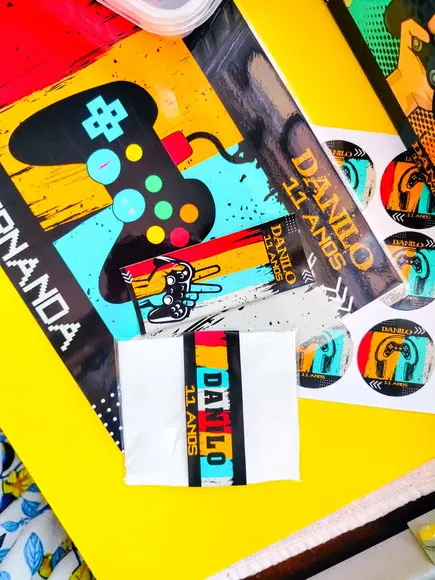 Maleta Kit Luxo Festa na Escola - Video Game