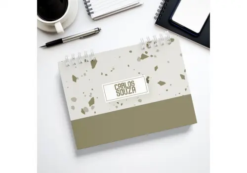 Mini Planner Masculino - 2026 (personalizamos com Sua Logo)