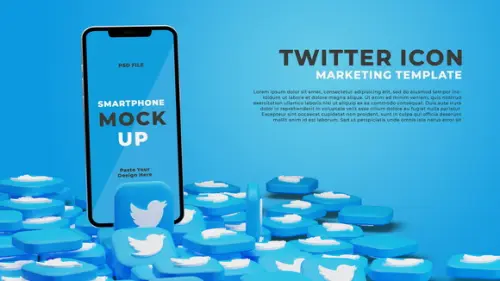 Mockup - Celular Twitter